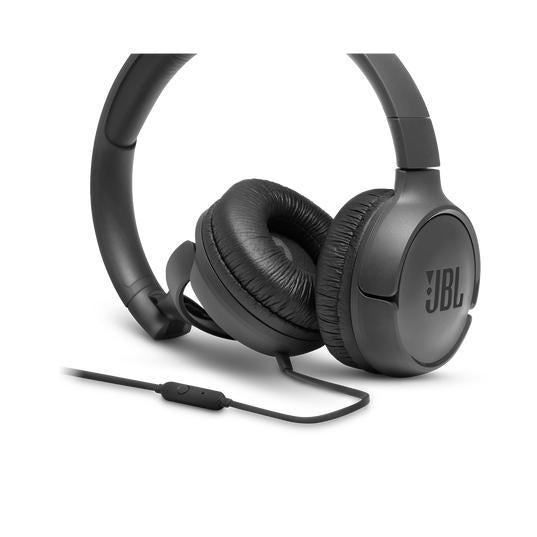 JBL Tune 500 | On-Ear Wired Headphones - Black