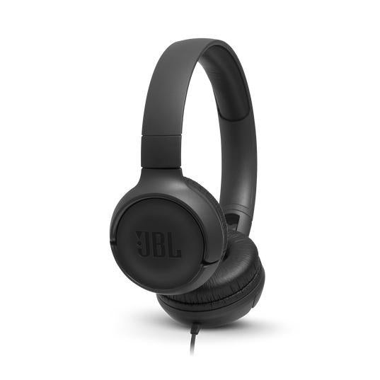 JBL Tune 500 | On-Ear Wired Headphones - Black-SONXPLUS.com