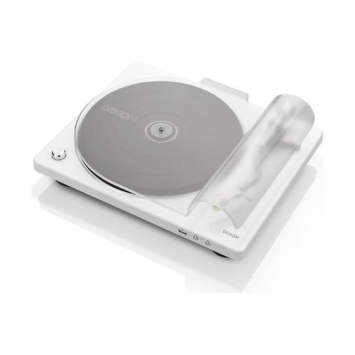 Denon DP-450USB | Hi-Fi Turntable - USB Port - "S" Arm - White