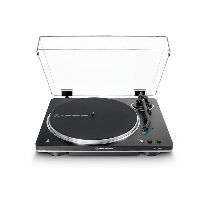 Audio-Technica AT-LP70XBTBS | Stereo Turntable - Wireless - Bluetooth - Belt-Drive - Fully Automatic - Black/Silver | 01 | Sonxplus