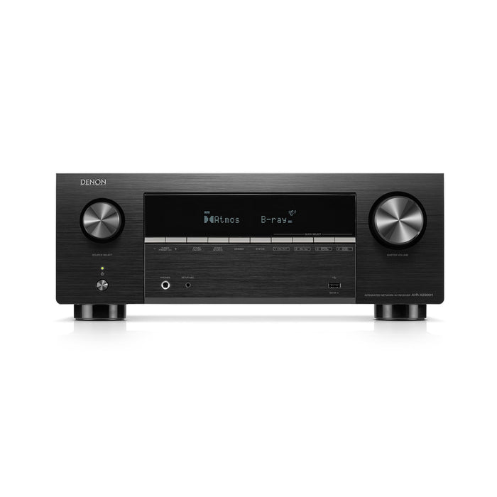 Denon AVRX2900H | AV Receiver - 7.2-channel - Home Theater - 8K - HEOS - Black | 01 | Sonxplus