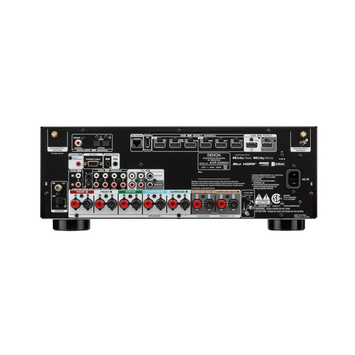 Denon AVRX2900H | AV Receiver - 7.2-channel - Home Theater - 8K - HEOS - Black | 03 | Sonxplus