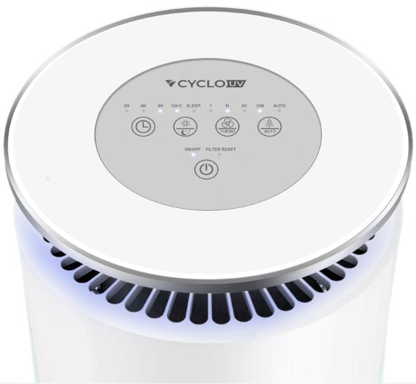 Cyclo UV 310C | Portable Ultraviolet Air Purifier - WiFi - Airflow up to 135 CFM - White-SONXPLUS.com