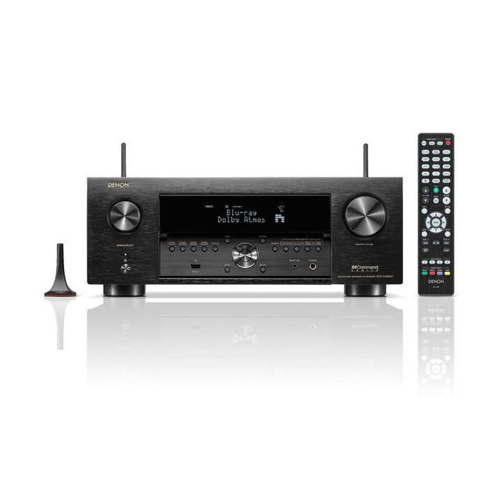 Denon AVRX4800H | 9.4 channel AV receiver - 8K - Auro 3D - Home theater - HEOS - Black-SONXPLUS.com