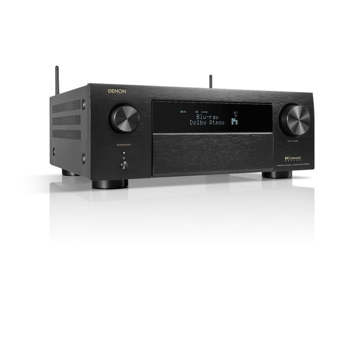 Denon AVRX4800H | 9.4 channel AV receiver - 8K - Auro 3D - Home theater - HEOS - Black-SONXPLUS.com