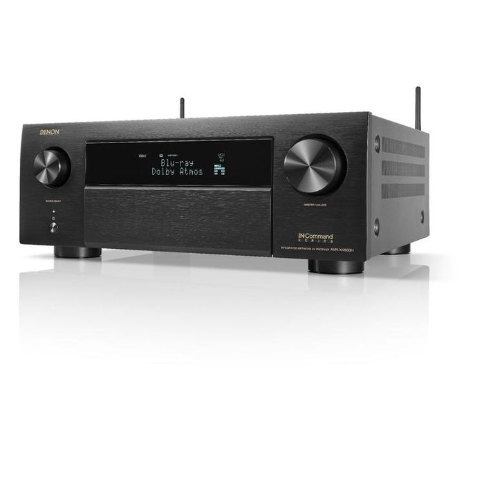 Denon AVRX4800H | 9.4 channel AV receiver - 8K - Auro 3D - Home theater - HEOS - Black-SONXPLUS.com