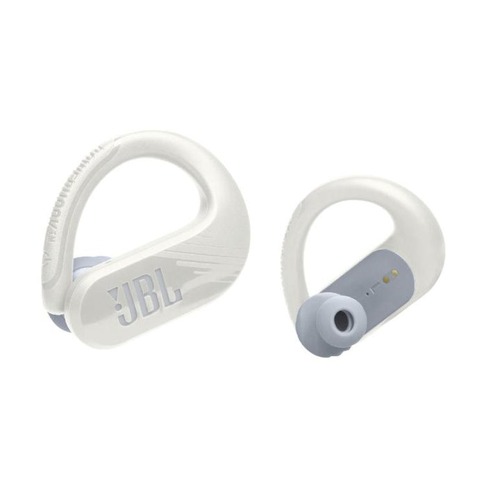 JBL Endurance Peak III | In-Ear Sport Headphones - 100% Wireless - Waterproof - Powerhook Design - White-SONXPLUS.com