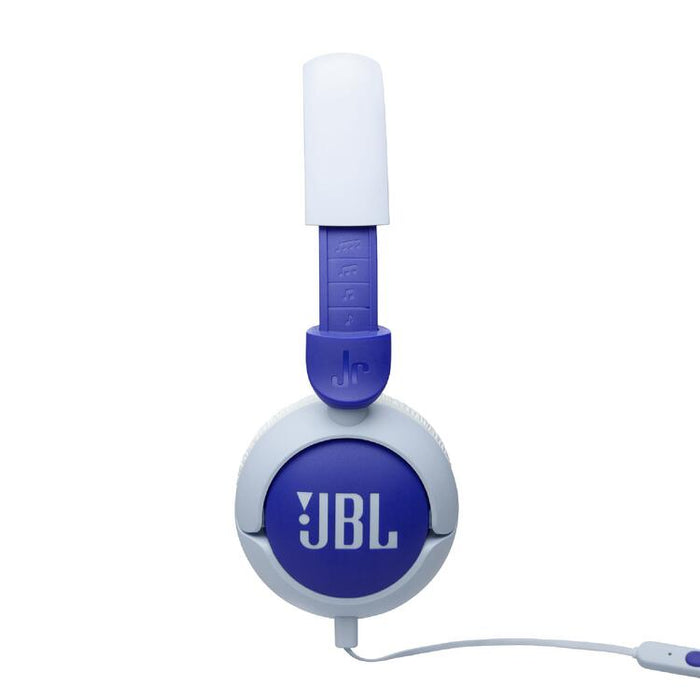 JBL JR320 | Wired circum-aural headphones for kids - JBL Safe Sound - Microphone - Bleu-SONXPLUS.com
