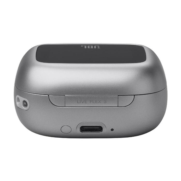 JBL Live Flex 3 | In-Ear Headphones - Wireless - Noise reduction - 1.45" touch screen - Argent-SONXPLUS.com