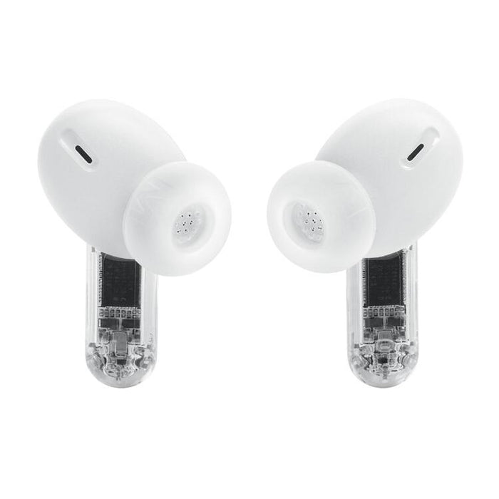 JBL Tune Beam 2 | In-Ear Headphones - 100% Wireless - Bluetooth - Smart Ambient - 6 Microphones - Phantom White-SONXPLUS.com