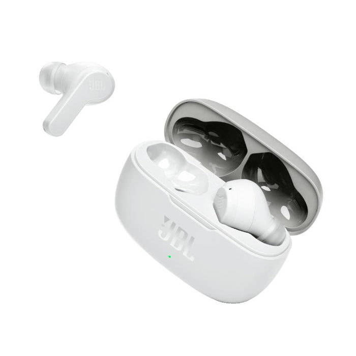 JBL Vibe 200TWS | 100% Wireless In-Ear Headphones - Bluetooth - JBL Deep Bass Sound - Microphone - White-SONXPLUS.com