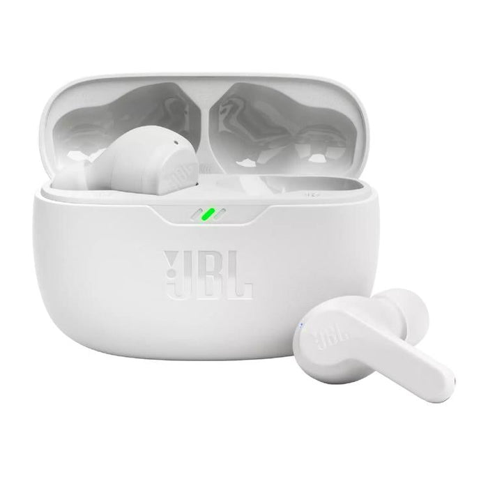 JBL Vibe Beam | In-Ear Headphones - Wireless - Bluetooth - Smart Ambient Technology - White-SONXPLUS.com