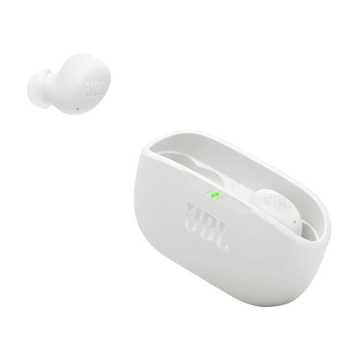 JBL Vibe Buds 2 | In-Ear Headphones - Wireless - Bluetooth - Smart Ambient Technology - White-SONXPLUS.com
