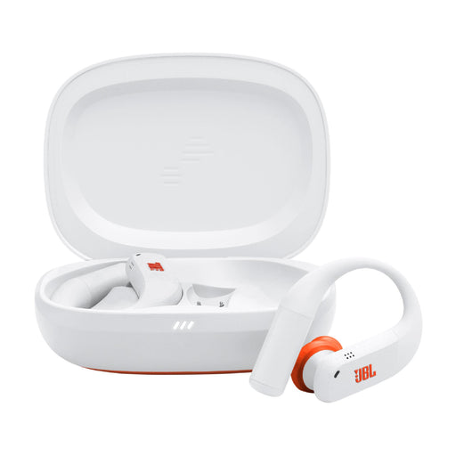 JBL Endurance Peak 4 | In-Ear Headphones - TwistLock  - White/Orange | 01 | Sonxplus