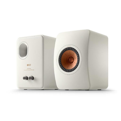 KEF LS50 META | Uni-Q 12th Generation HiFi Speakers - Bass reflex 2-way - Metamaterial absorption technology - Mineral White - Pair-SONXPLUS.com