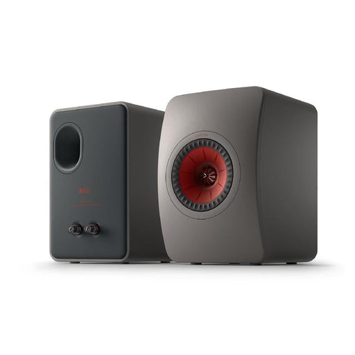 KEF LS50 META | Uni-Q 12th Generation HiFi Speakers - Bass reflex 2-way - Metamaterial absorption technology - Titanium Grey - Pair-SONXPLUS.com