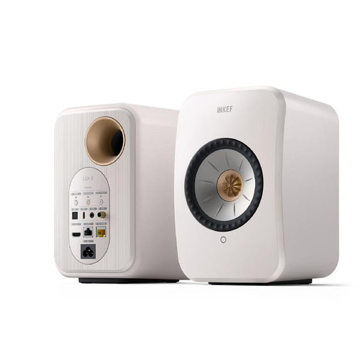 KEF LSX II | Wireless HiFi Speakers - Compact and Versatile - Mineral White - Pair-SONXPLUS.com