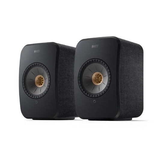 KEF LSX II | Wireless HiFi Speakers - Compact and Versatile - Carbon Black - Pair-SONXPLUS.com