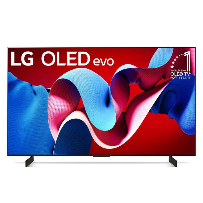 LG OLED42C4PUA | Téléviseur 42" 4K OLED - 120Hz - Série C4 - Processeur IA a9 4K - Noir