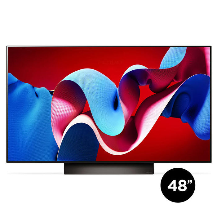 LG OLED48C4PUA | Téléviseur 48" 4K OLED - 120Hz - Série C4 - Processeur IA a9 Gen7 4K - Noir