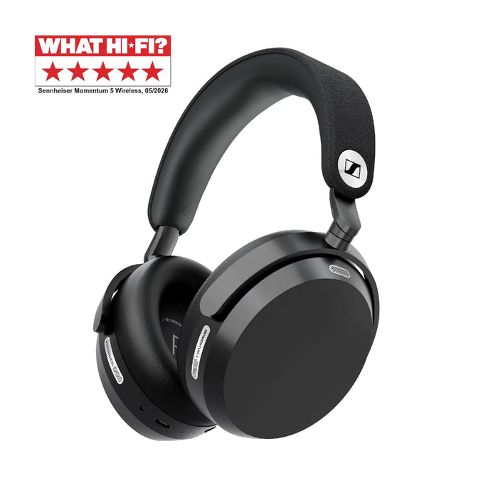 Sennheiser MOMENTUM 5 Wireless | Écouteurs supra-auriculaires - Sans fil - Réduction adaptative du bruit - Noir | 04 | Sonxplus