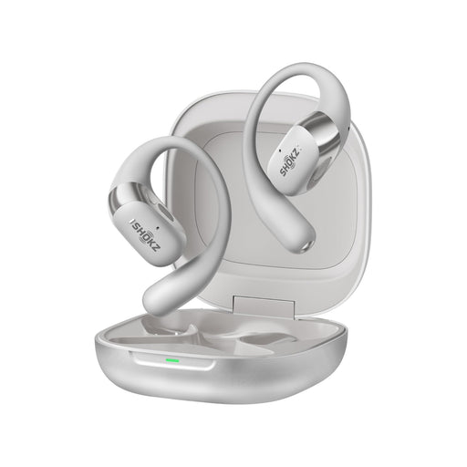 SHOKZ OpenFit 2+ | Écouteurs à oreilles ouvertes - Jusqu'à 48 heures d'écoute - Bluetooth - Gris | 01 | Sonxplus