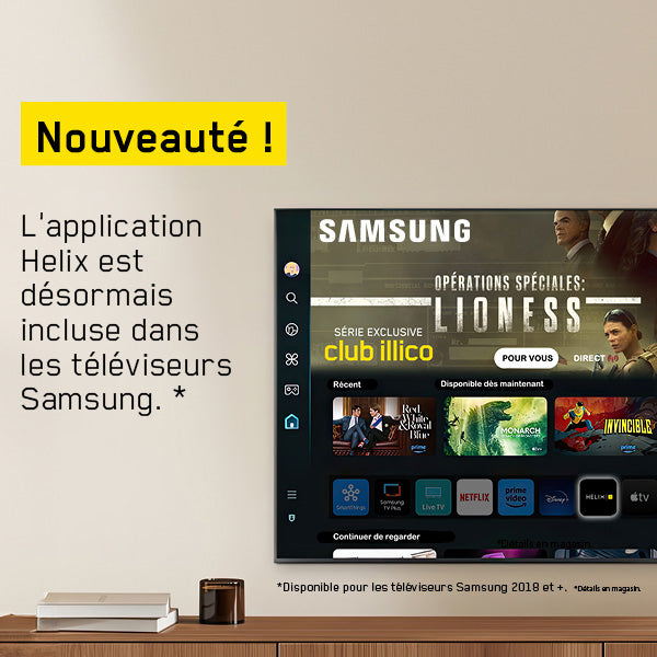 Application Helix avec Samsung | SONXPLUS.com