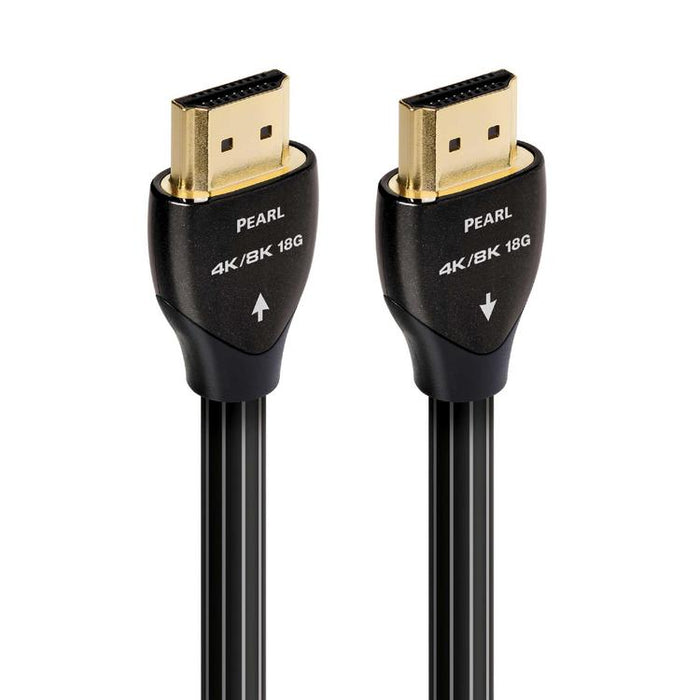 Audioquest Pearl | Active HDMI cable - Transfer up to 8K Ultra HD - HDR - eARC - 18 Gbps - 10 Meters