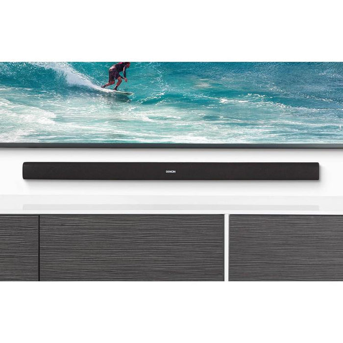 Denon DHT-S316 | Système de Barre de son Cinéma maison - 2.1 canaux - Bluetooth - Caisson de graves sans fil - Noir