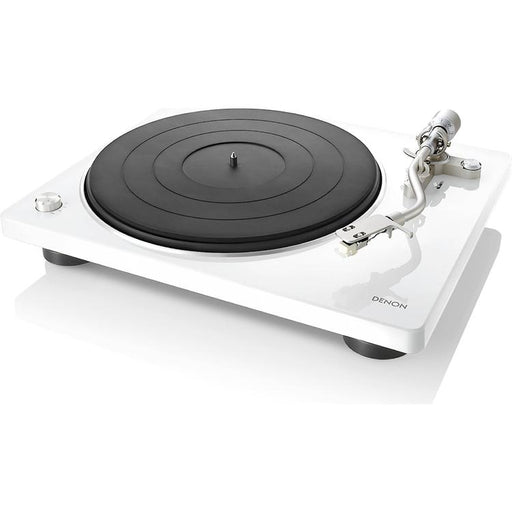 Denon DP-400 | Table tournante Hi-Fi - Capteur automatique de vitesse - Bras de vitesse en "S" - Blanc-SONXPLUS.com