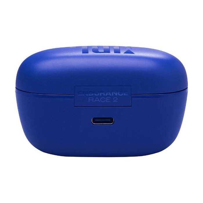 JBL Endurance RACE 2 | In-Ear Headphones - 100% Wireless - Sport - Waterproof - Up to 48 hours battery life - Blue
