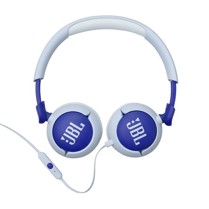 JBL JR320 | Wired circum-aural headphones for kids - JBL Safe Sound - Microphone - Blue