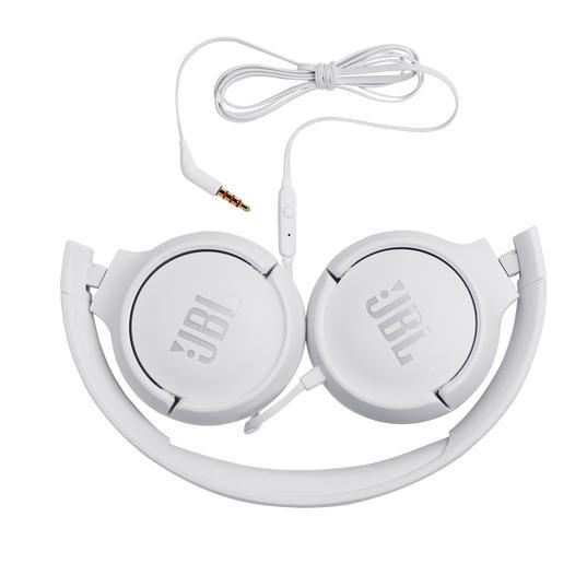 JBL Tune 500 | On-Ear Wired Headphones - White