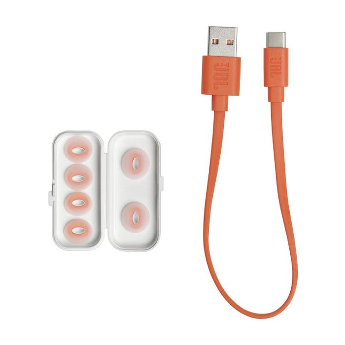 JBL Tune Flex | Écouteurs intra-auriculaires - 100% Sans fil - Bluetooth - Réduction de bruit - Conception Stick-open - IPX4 - Blanc