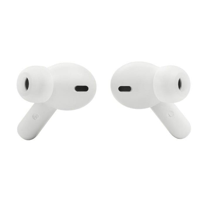 JBL Vibe Beam | Écouteurs intra-auriculaires - Sans fil - Bluetooth - Technologie Smart Ambient - Blanc