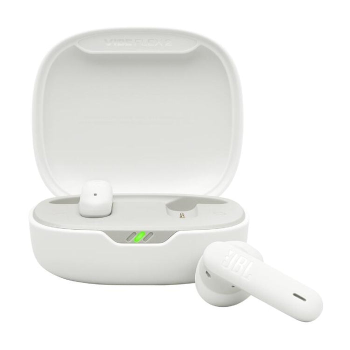JBL Vibe Flex 2 | In-Ear Headphones - Wireless - Bluetooth - Smart Ambient Technology - White