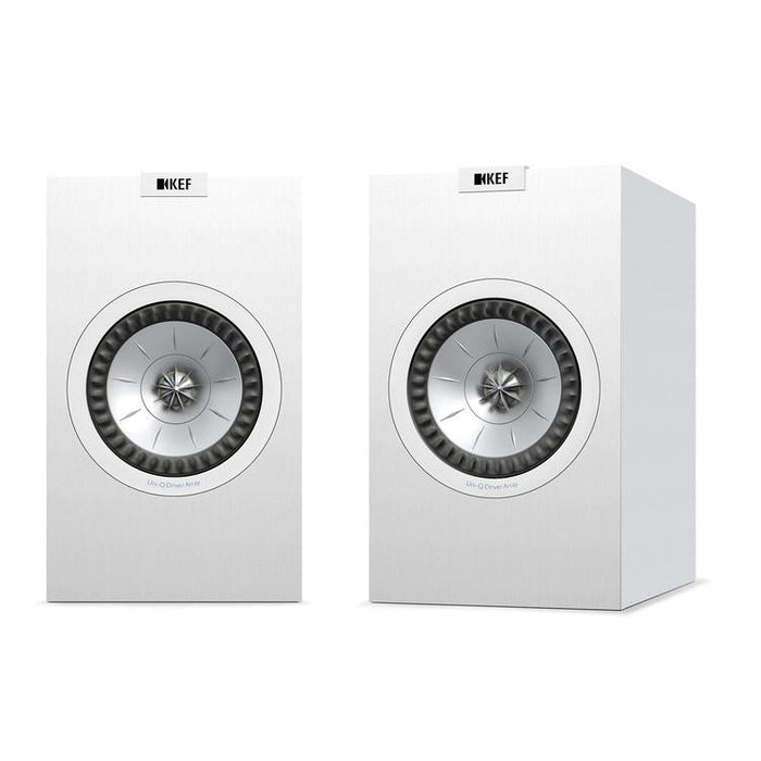 KEF Q150 | Haut-parleurs de bibliothèque - 2 Voies - Hi-Fi - Blanc Satin - Paire