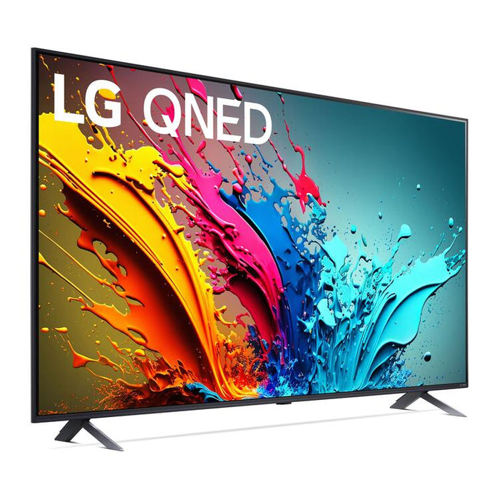 LG 55QNED85TUA | Téléviseur 55" QNED 4K - UHD 4K - Série QNED85T - 120Hz - Processeur IA a8 4K - Noir