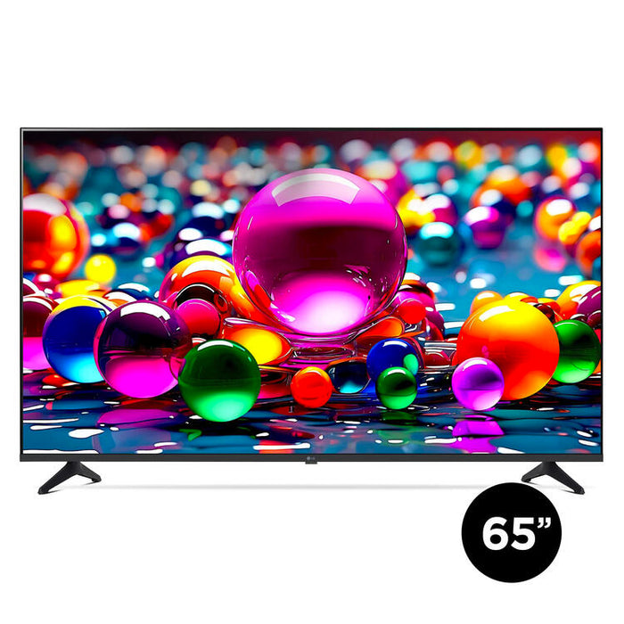 LG 65UA7700PUB | 65" Television - 4K Ultra HD - LED - UA7700 Series - HDR - Smart WebOS - 60 Hz native - IA a7 Gen8 4K Processor - Black