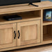 Monarch Specialties I 2744 | TV stand - 60" - Imitation wood - Golden pine-SONXPLUS.com