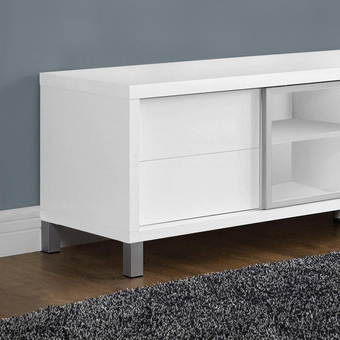 Monarch Specialties I2537 | TV Stand - 70" - White
