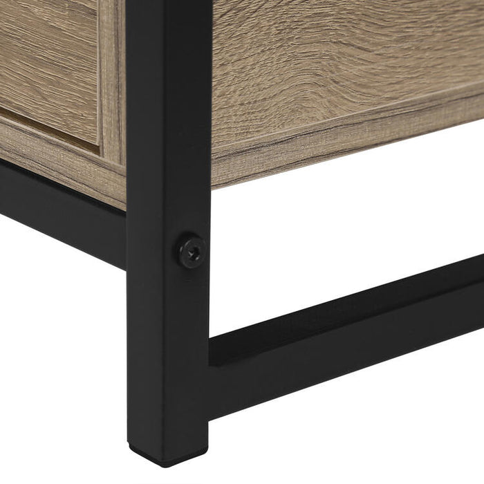 Monarch Specialties I2872 | TV stand - 48" - 2 Storage drawers - Dark taupe