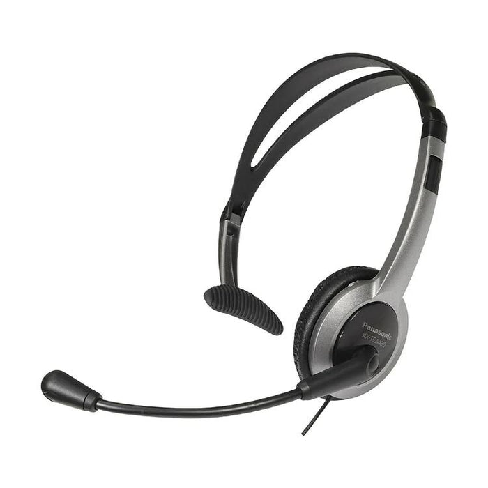 Panasonic KXTCA430S | Casque téléphonique - Microphone flexible - Réversible Gauche/Droite