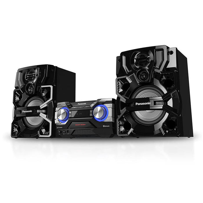 Panasonic SC-AKX640K | CD Stereo System - Bluetooth - AIRQUAKE BASS - Bi-Amp - DJ Jukebox - Multicolour LED Lighting