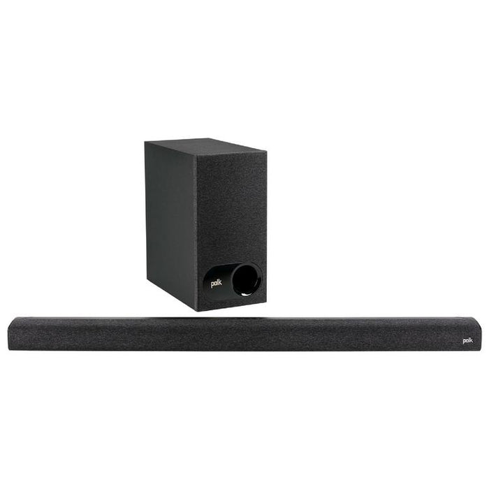 Polk Signa S3 | Barre de son universelle - Avec Caisson de graves sans fil - Bluetooth - Expérience de Cinéma Maison - Voice Adjust - Chromecast intégré - Noir