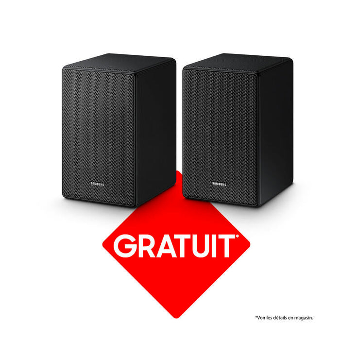 Samsung HW-S801D | Barre de son ultra slim - 3.1.2 canaux - Caisson de graves sans fil - 330W - Dolby Atmos - Bluetooth - Blanc