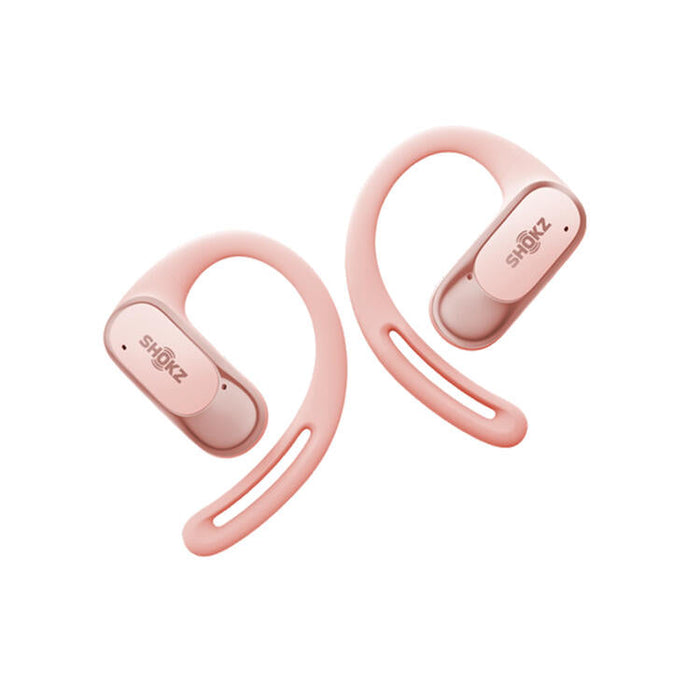 SHOKZ OpenFit Air | Écouteurs conduction osseuse - Jusqu'à 28 heures d'écoute - Bluetooth - Rose