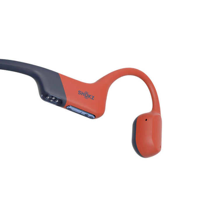 SHOKZ OpenSwim Pro | Bone Conduction Earphones - For Swimming - Bluetooth - IP68 - 9 hours battery life - Red