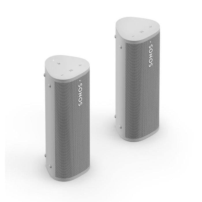 Sonos | Ensemble Aventure - 2 Haut-parleurs Roam portatifs - Bluetooth - Étanche - Blanc