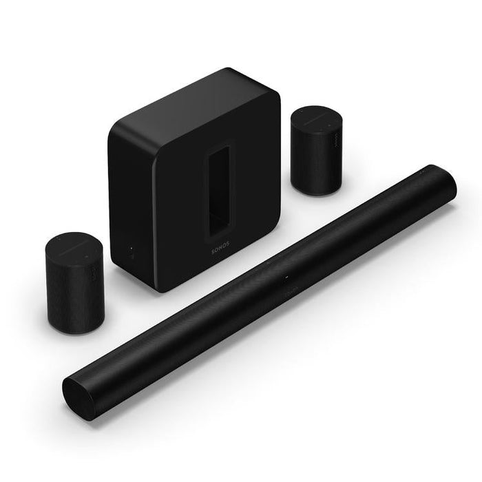 Sonos | High-End Immersive Package with Arc - Sub - Era 100 - Black